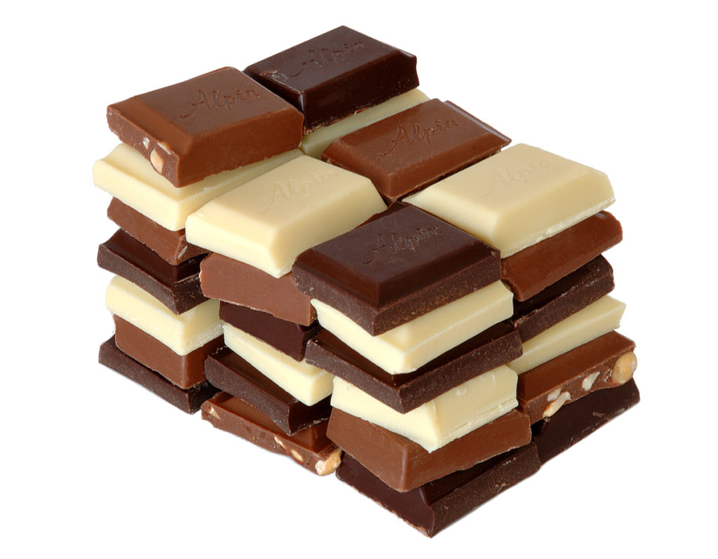 Diferencia entre chocolate blanco y chocolate normal o chocolate oscuro